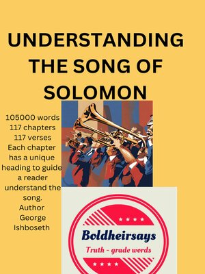 cover image of Understanding the Song of Solomon